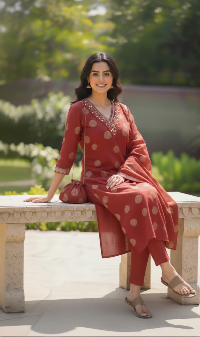 Classic Maroon 3-Piece Suit