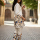 Ivory Women's Floral Print Co-Ord Set