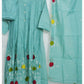 Blue Chanderi Cotton Suit Set