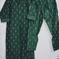 Emerald Essence Raw Silk 2-Piece Set