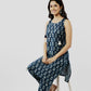Blue Floral Coord Set with attached Sleeves