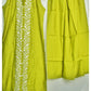 Lime Glow Vatican Silk 2-Piece Set